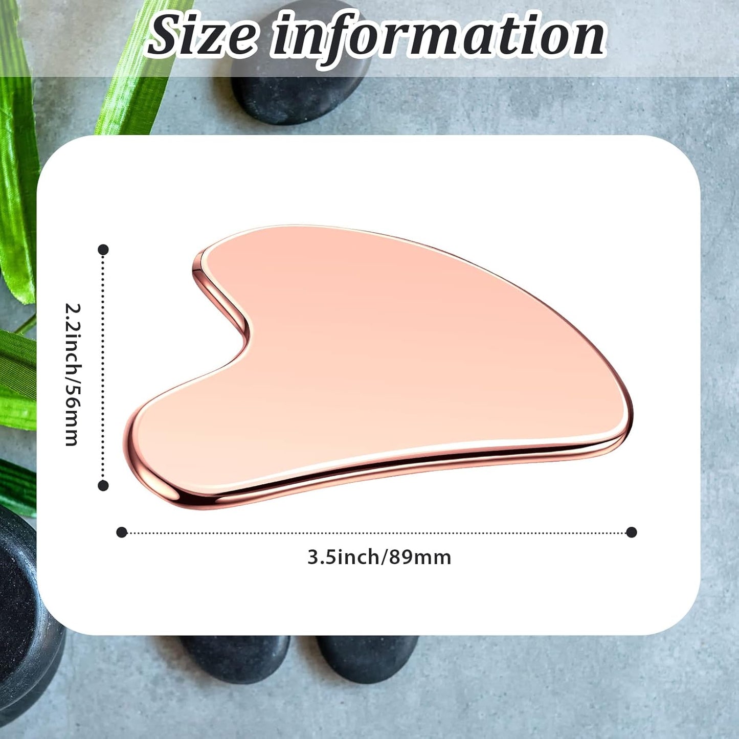 Stainless Steel Gua Sha Facial Tools Mother's Day Self Care