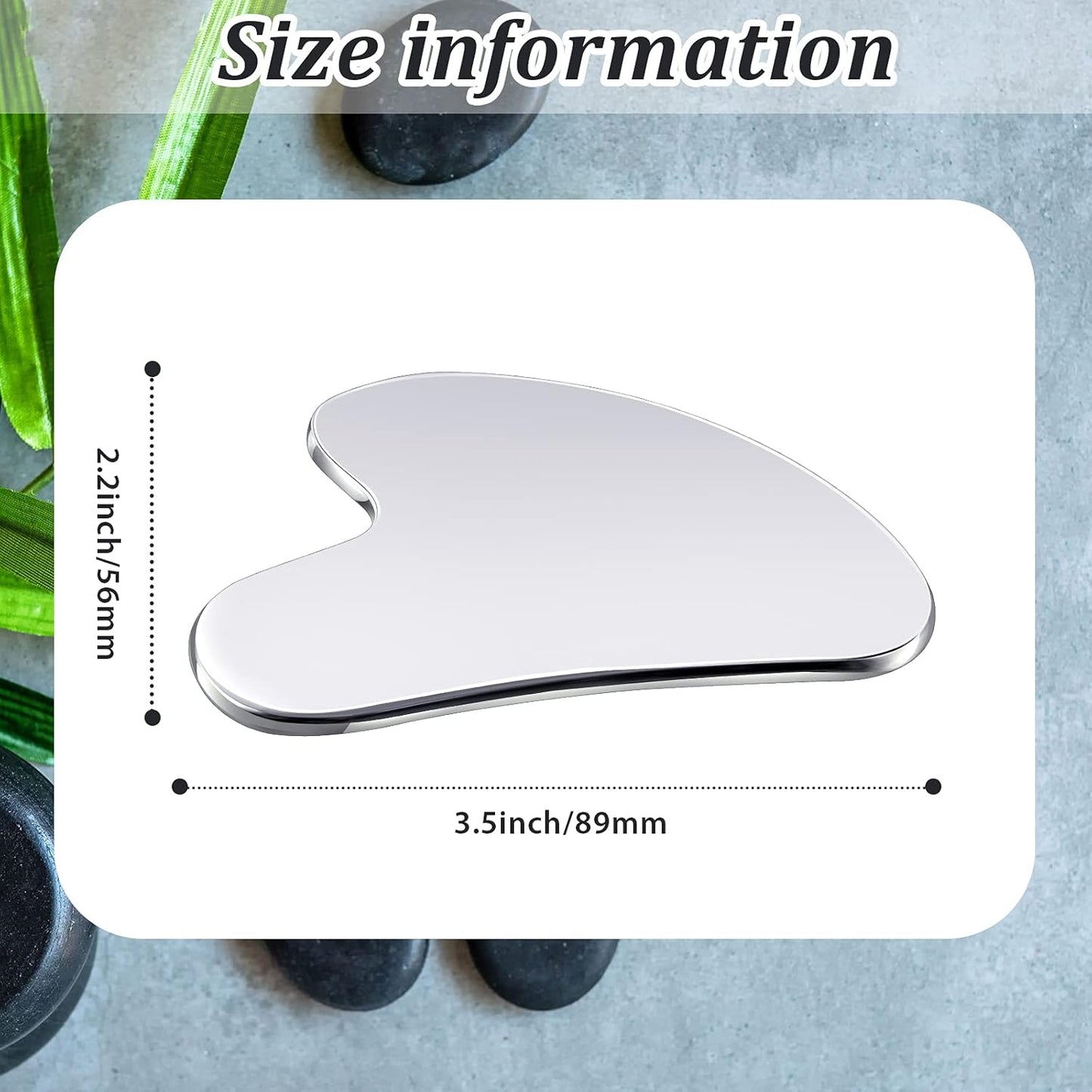 Stainless Steel Gua Sha Facial Tools Mother's Day Self Care