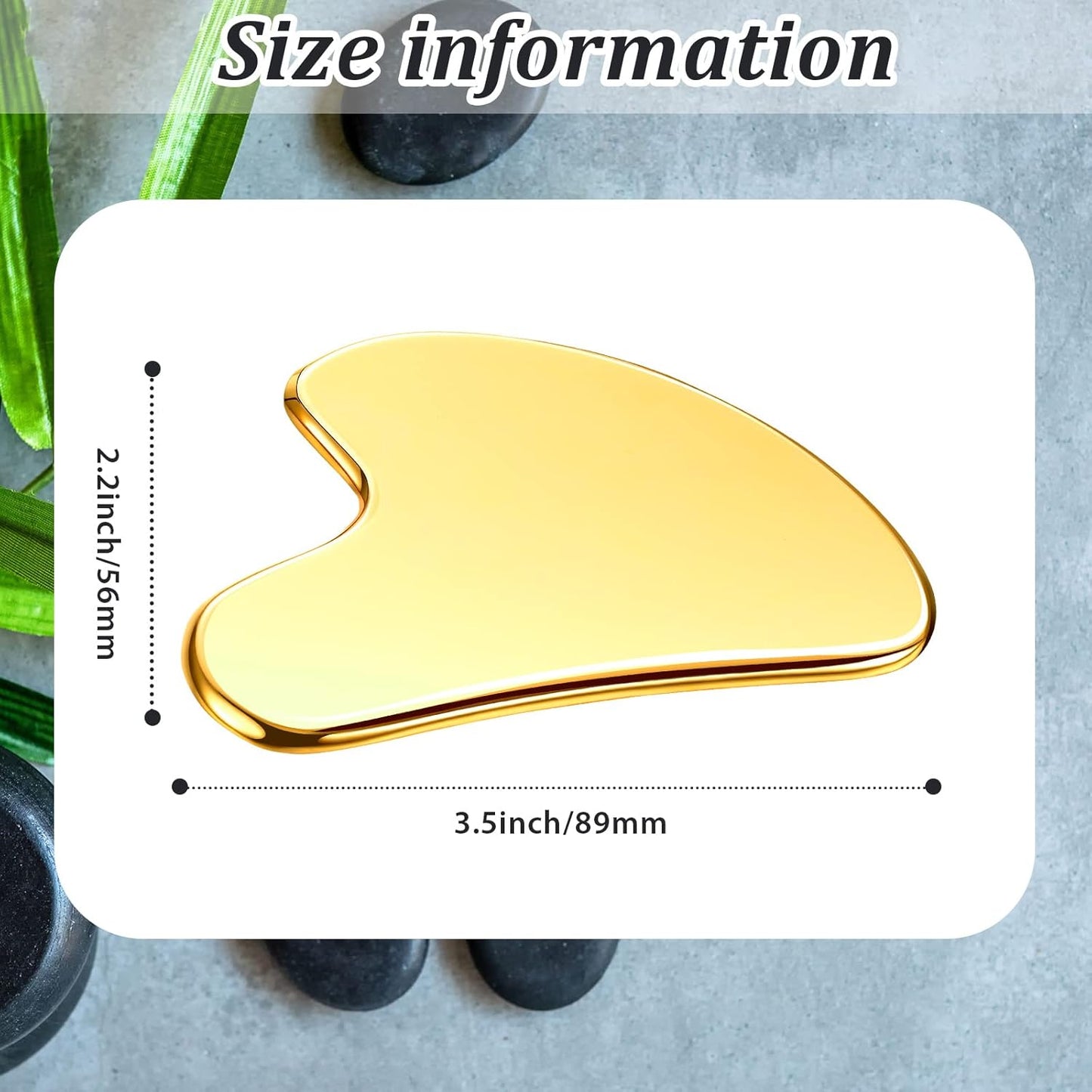 Stainless Steel Gua Sha Facial Tools Mother's Day Self Care