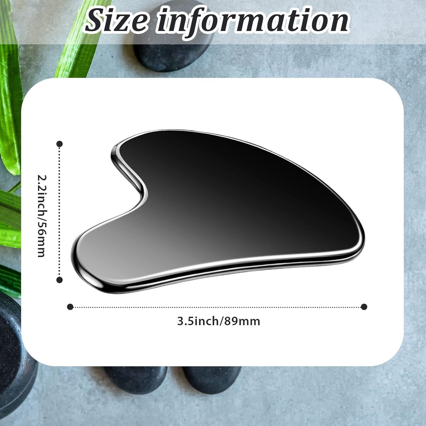 Stainless Steel Gua Sha Facial Tools Mother's Day Self Care