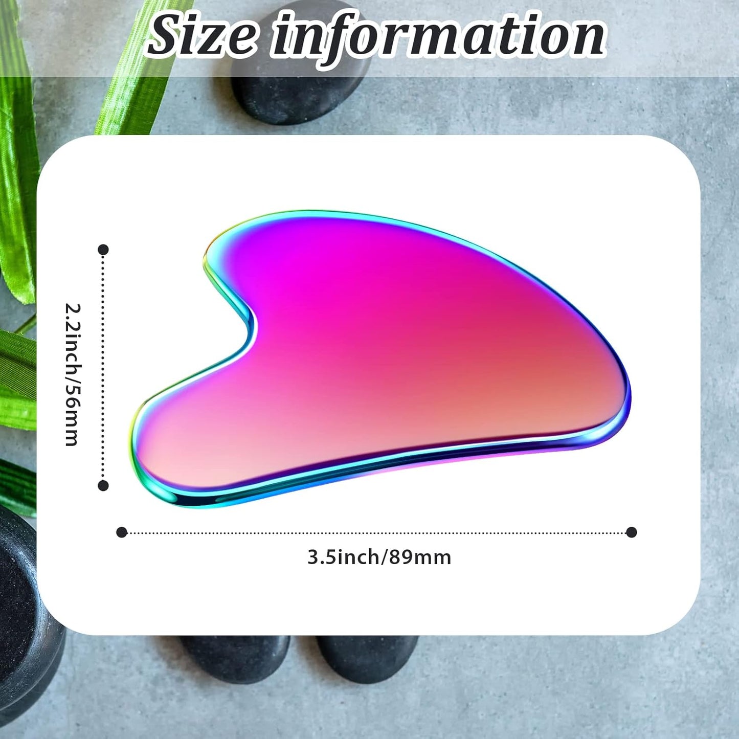 Stainless Steel Gua Sha Facial Tools Mother's Day Self Care