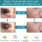 ZODENIS Medical Grade Silicone Scar Sheets, Silicone Scar Tape (1.6”x 60”)