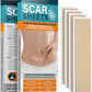 Silicone Scar Sheets - Dermatologically Tested in USA - As Surgical Cream, - 4 pack 5.7"x1.57"