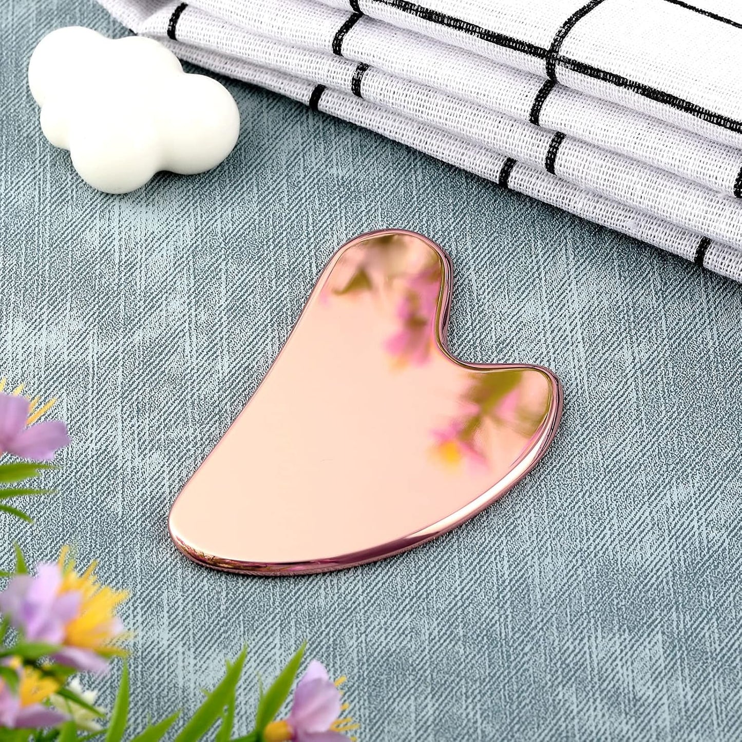 Stainless Steel Gua Sha Facial Tools Mother's Day Self Care