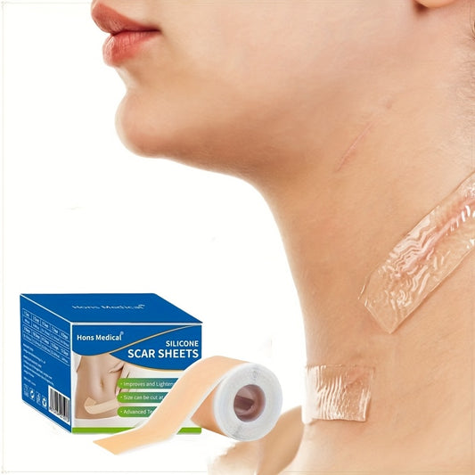 Light Beige Scar Cover Patch - Lightweight, Invisible & Natural for Daily Use, Seamless Adhesion, Long-Lasting Concealer for Scars and Blemishes