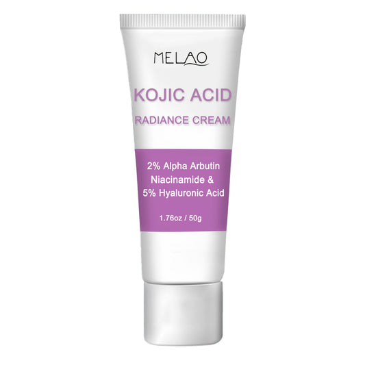 Kojic Acid Cream, Face & Body Cream with Niacinamide, ARBUTIN, Hyaluronic Acid, Shea Butter, Suitable for use on all parts of the face and body